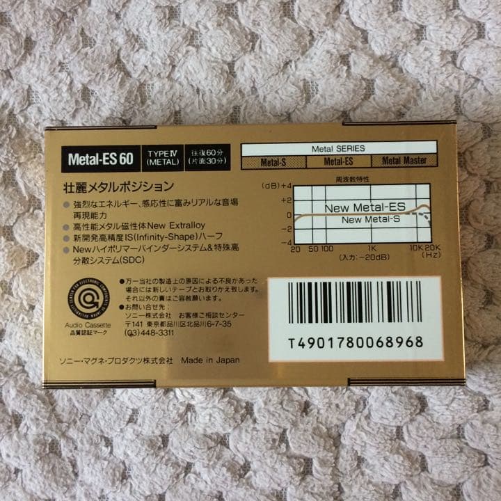 【おトク】【日本製メタル】SONY l-ES60A カセットテープ