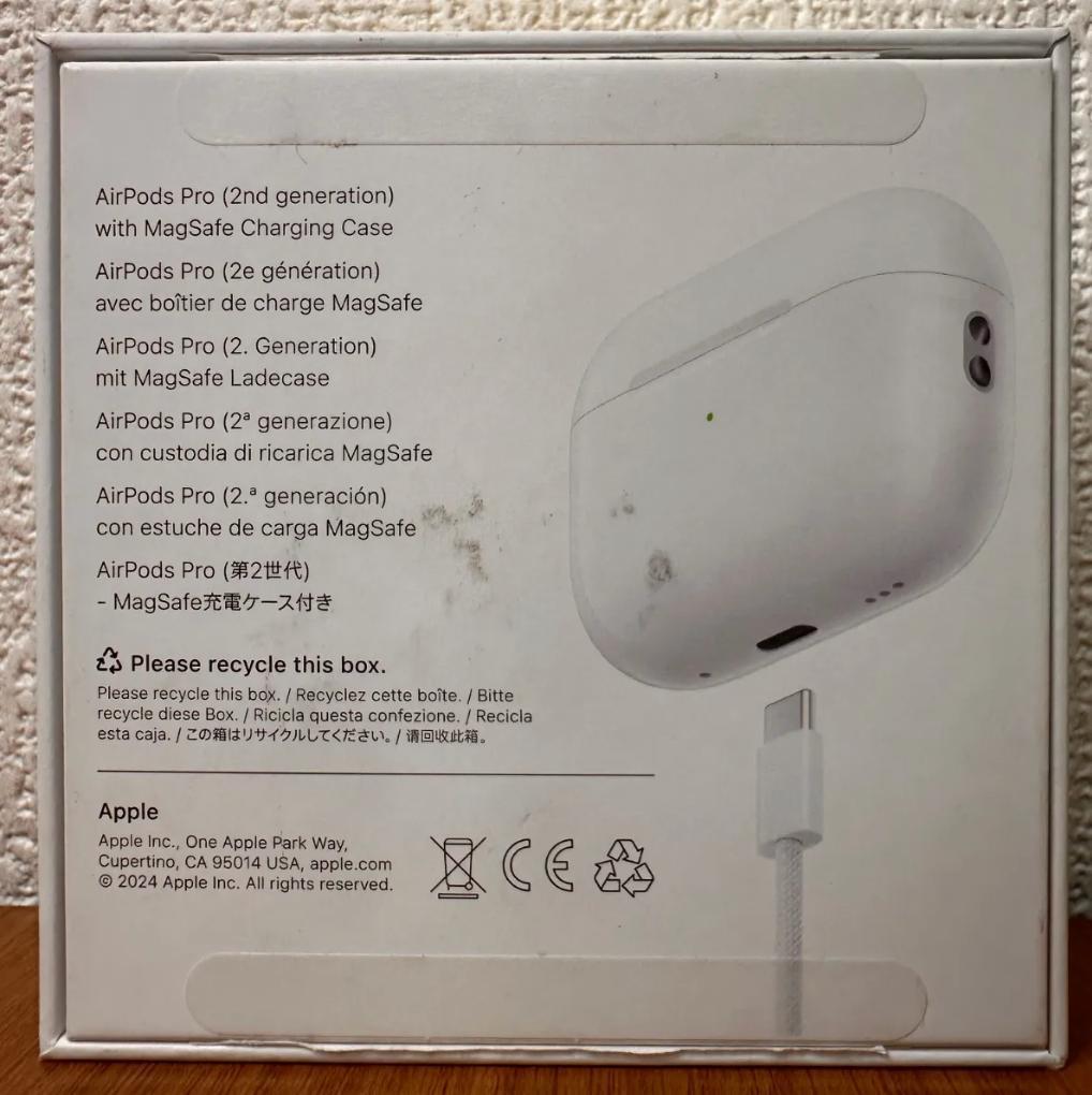 【極美品】AirPods Pro 第2世代 9QY1J MTJV3J/A