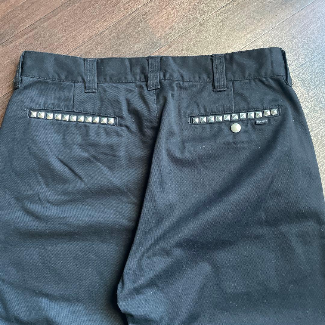 パンツ 32 supreme Studded Work Pant Black