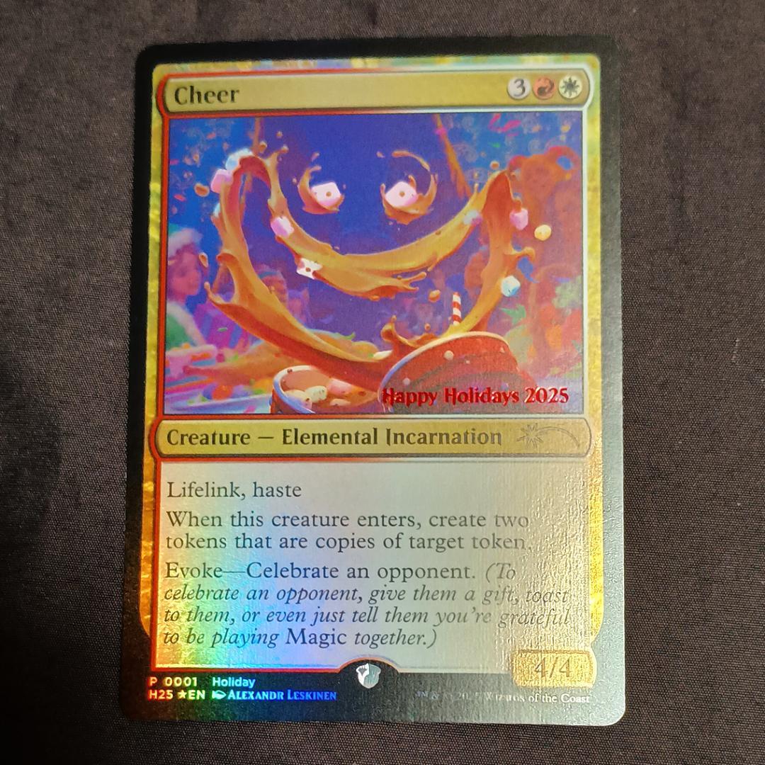 MTG GM 聖なるデュエ夜 Cheer 2025年 ホリデー プロモ カード