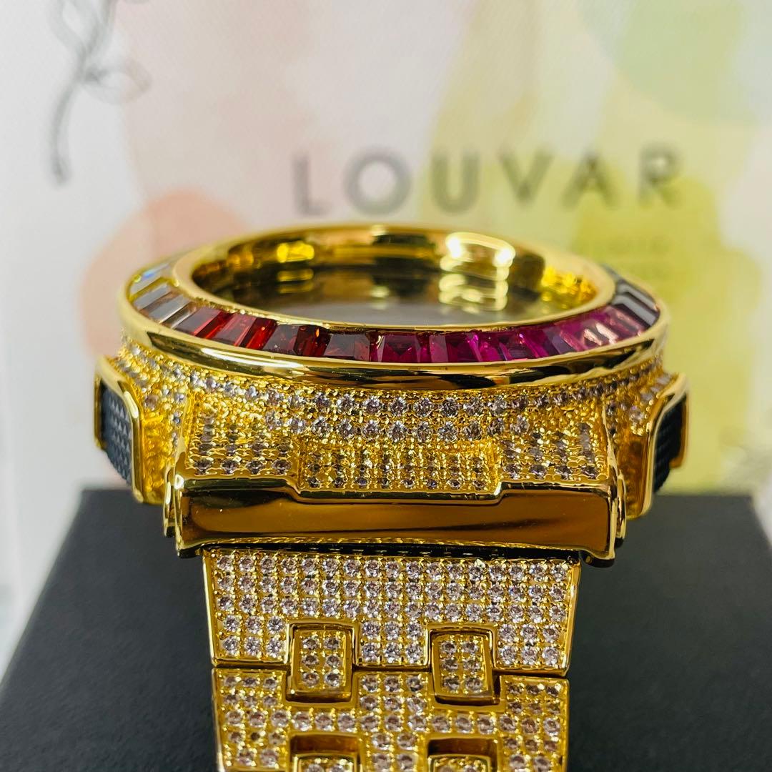 【新品】CASIO G-SHOCK レインボーカスタム仕様 腕時計 GA-100