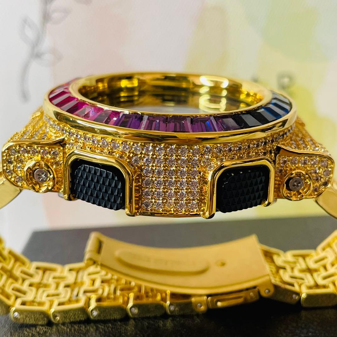 【新品】CASIO G-SHOCK レインボーカスタム仕様 腕時計 GA-100