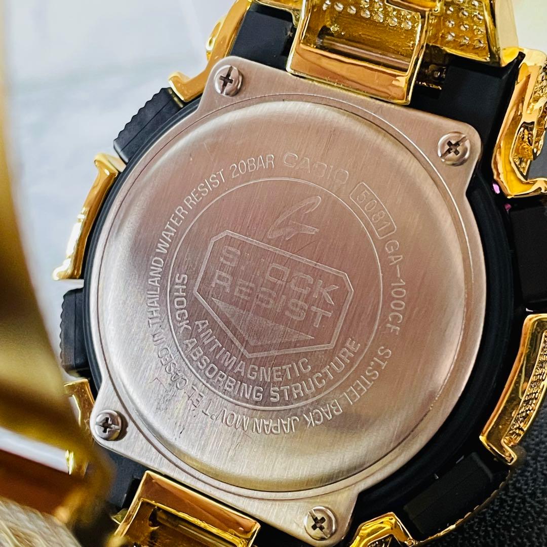 【新品】CASIO G-SHOCK レインボーカスタム仕様 腕時計 GA-100