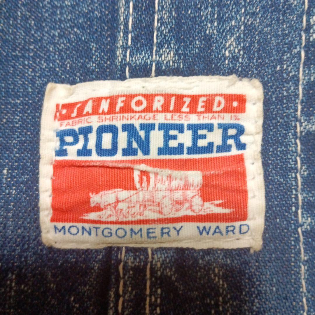 50s PIONEER デニム カバーオール オンブック級　モンゴメリーワード社