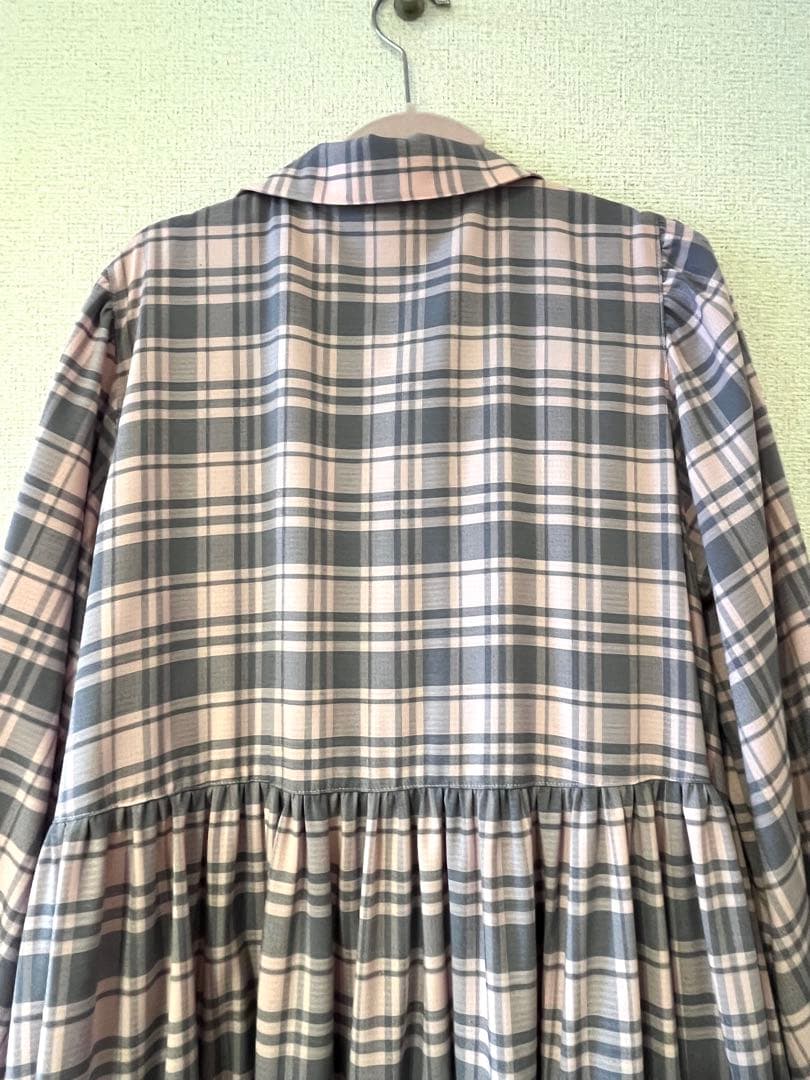 やっちゃん。美品！キャンディストリッパー⭐︎チェック柄フリルロングドレス