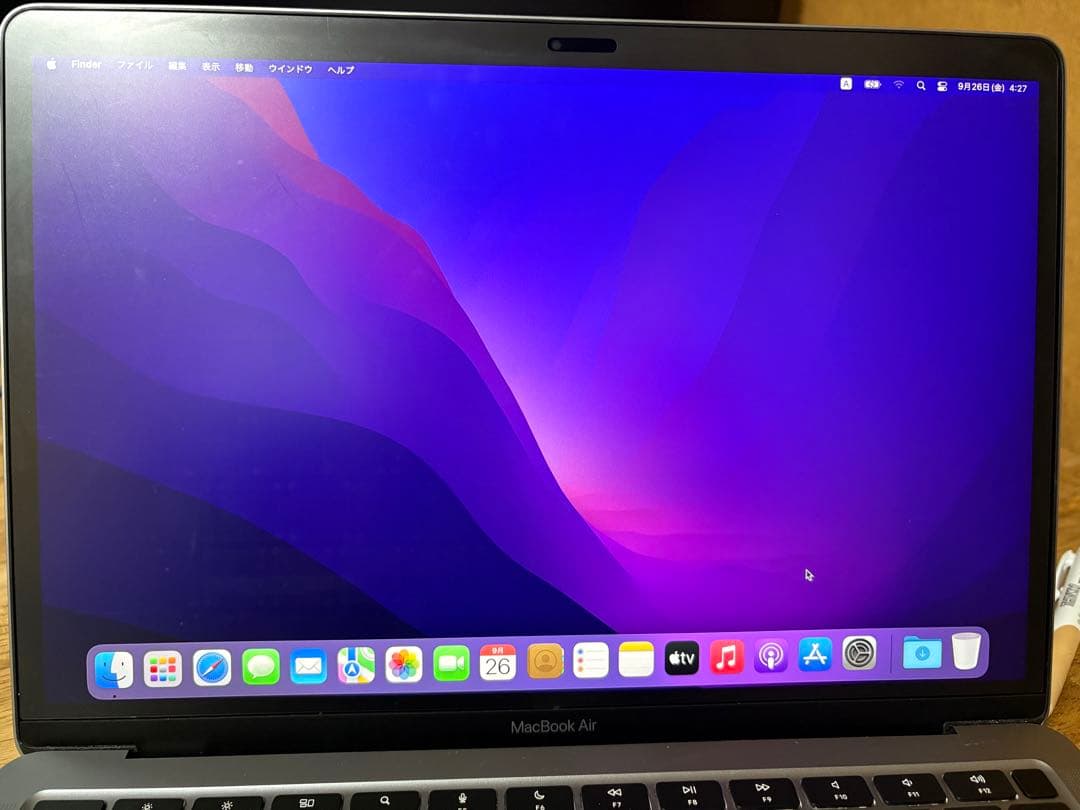 MacBook Air, M1, 13インチ スペースグレー