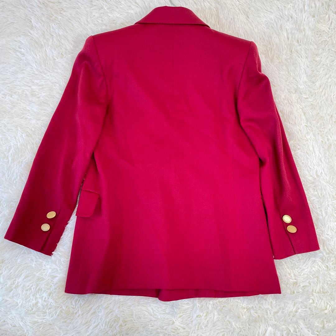 Dior ディオール ジャケット ピンク 金ボタン テーラードジャケット M
