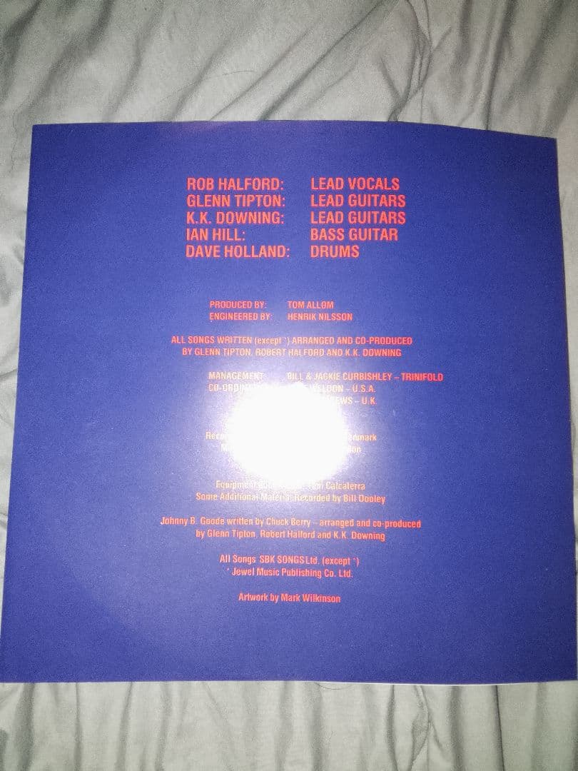 日本盤 帯付 Judas Priest Ram It Down レコード LP