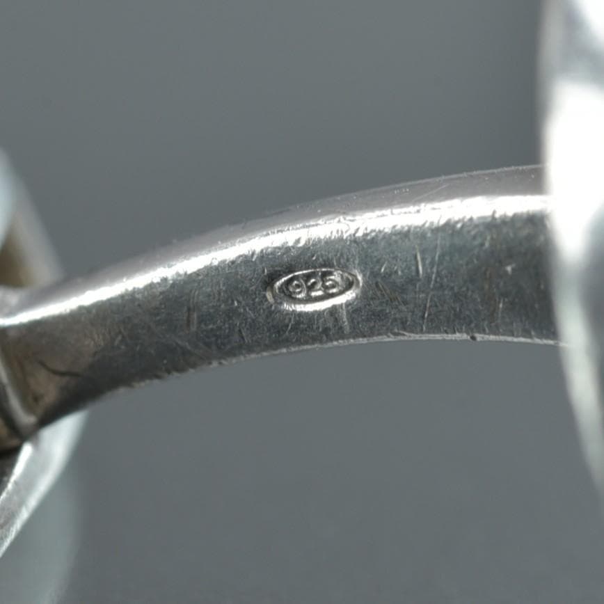 磨き済/美品 ブルガリ BVLGARI カフス オニキス SV 925 シルバー