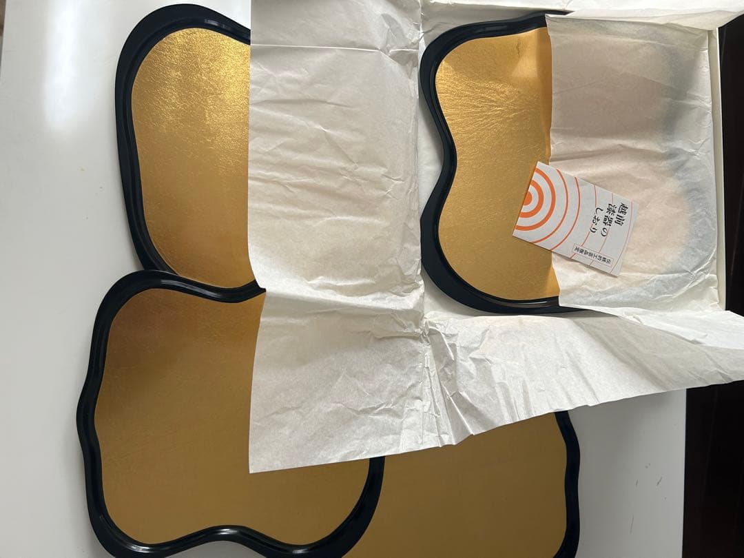 越前漆器　お膳　お盆　5枚組