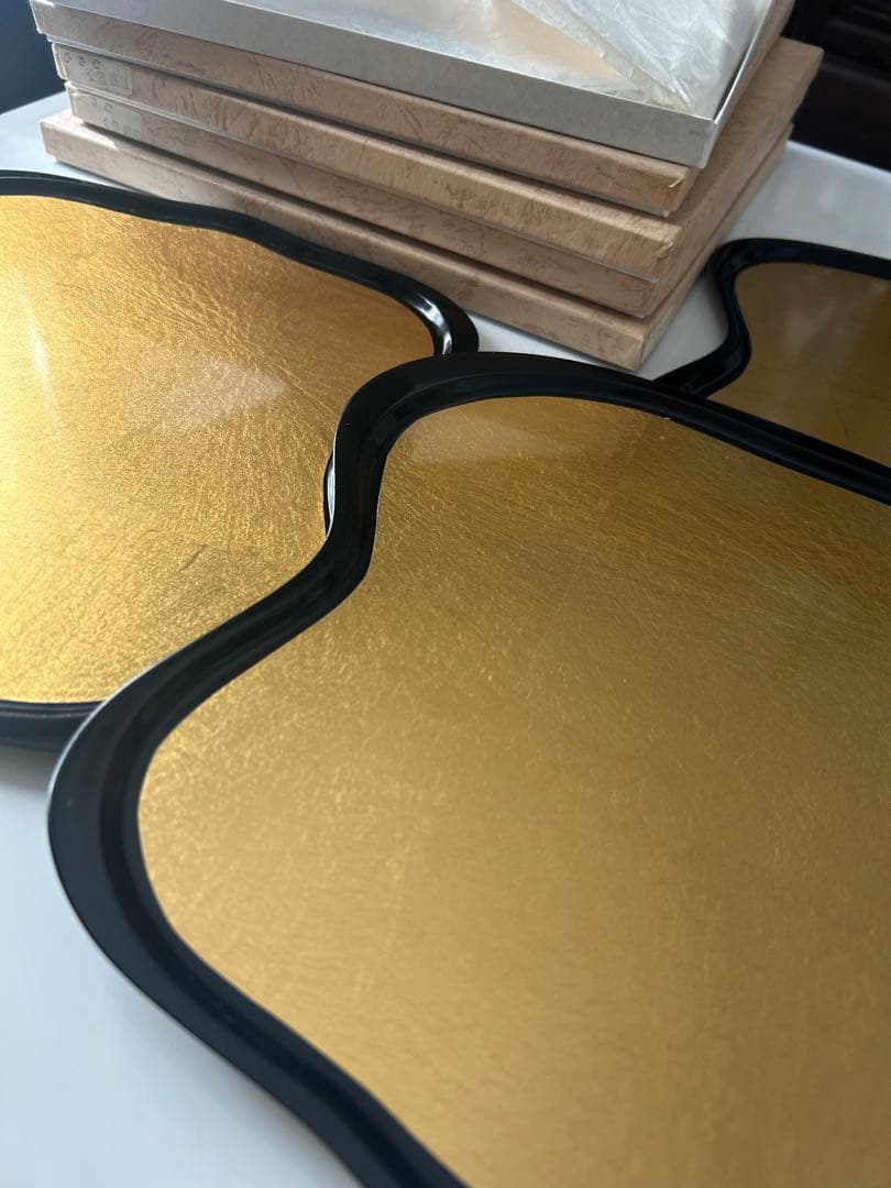 越前漆器　お膳　お盆　5枚組