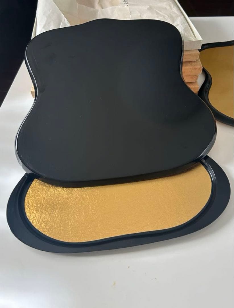 越前漆器　お膳　お盆　5枚組