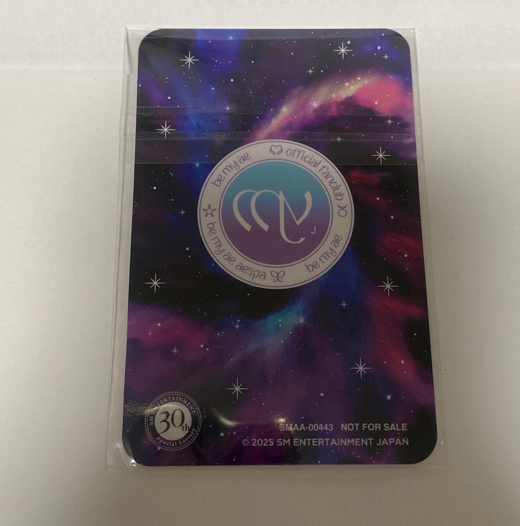 aespa Winter FC SM 30周年トレカ