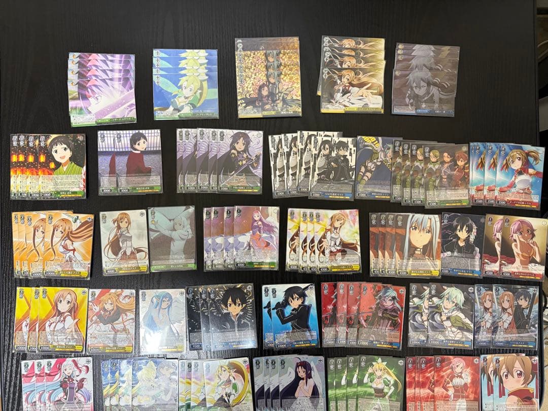 ヴァイスシュヴァルツソードアートオンライン引退品SR.PR10枚以上