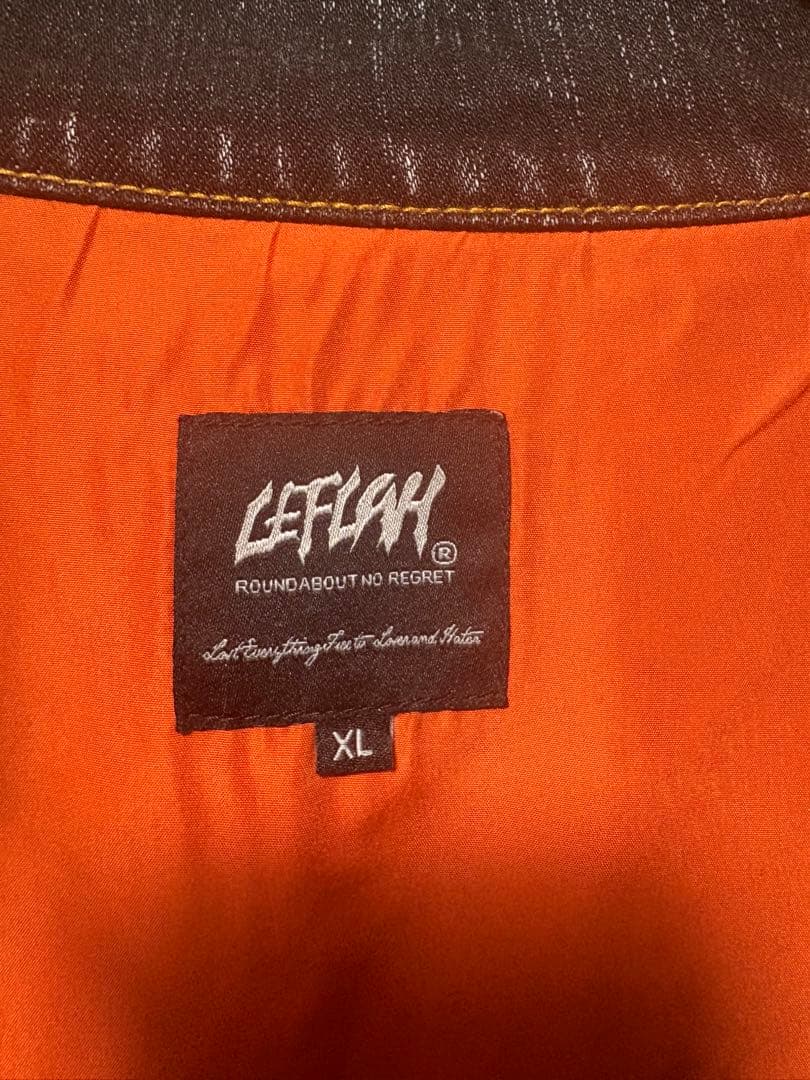 LEFLAH デニムジャケット レフラー　原宿　XL