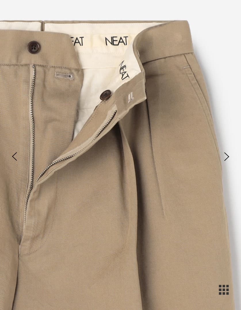 専用 NEAT ニート ビショップ〈別注〉チノパンツ S チノパン　ベージュ