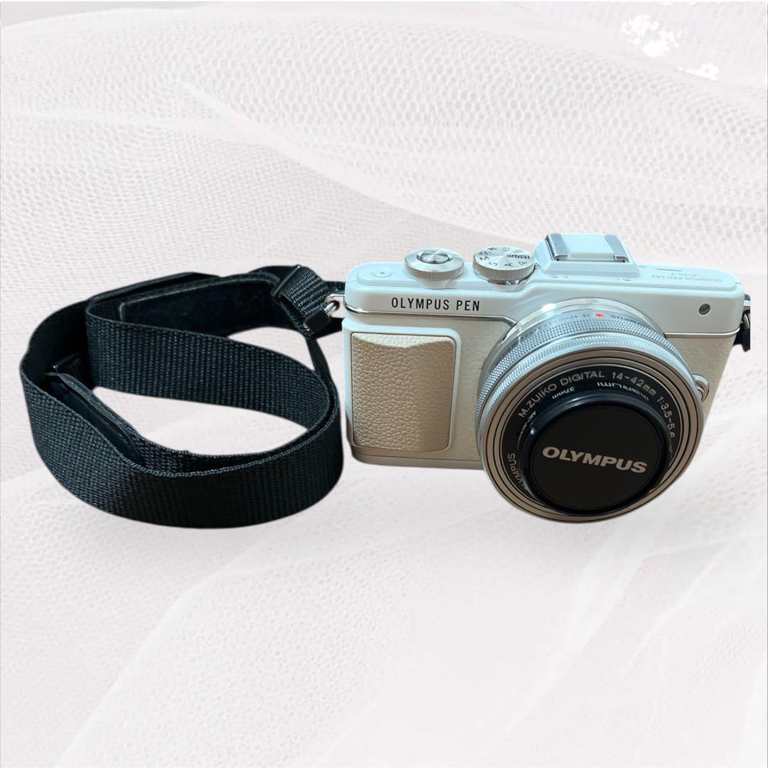 OLYMPUS PEN E-PL7 ボディー ホワイト 14-42mm レンズ付