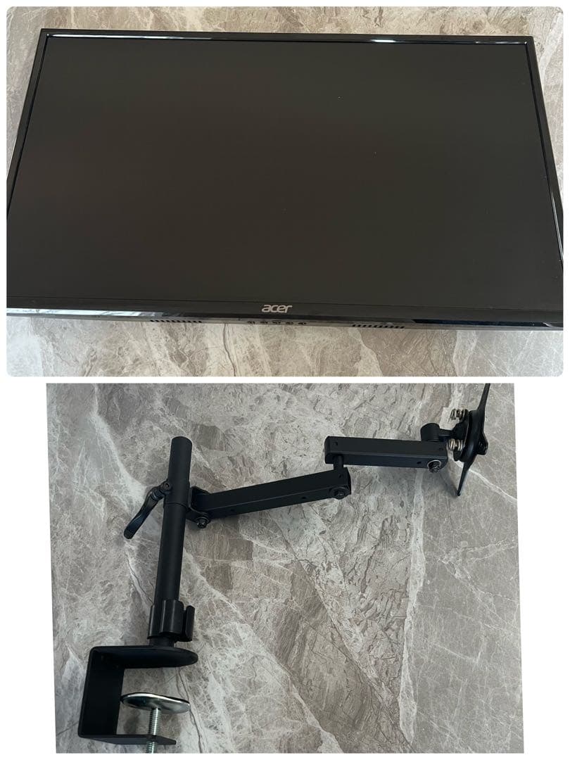 【サブモニター セット】 モニター 23.8インチとモニターアーム