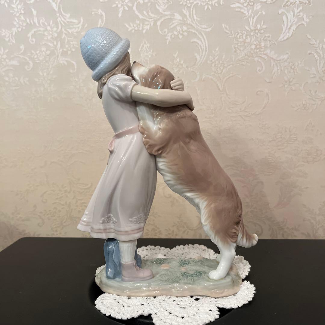 リヤドロ 待ってたよ　磁器フィギュア　美品