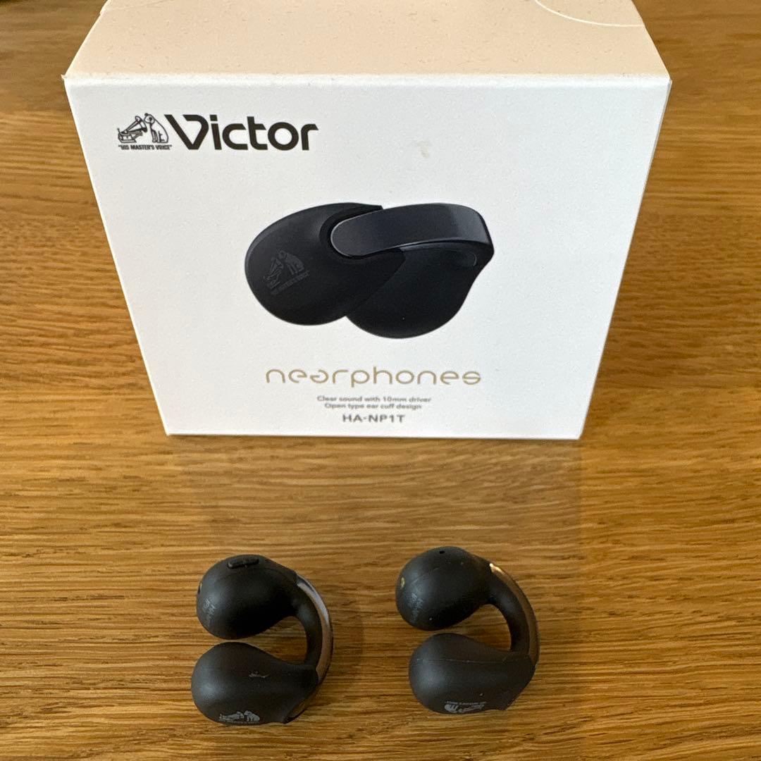 Victor HA-NP1T ブラック ワイヤレスイヤホン(イヤホンのみ)