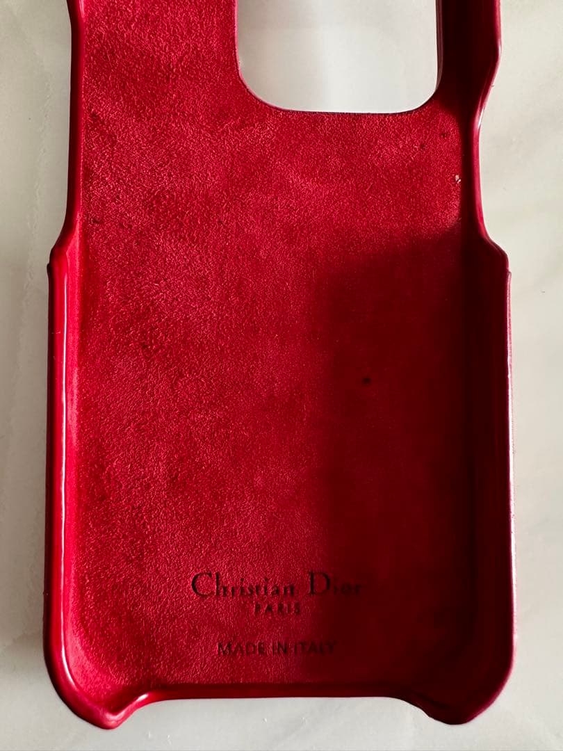 美品Lady Dior iPhone 14pro カナージュ ラムスキン ケース