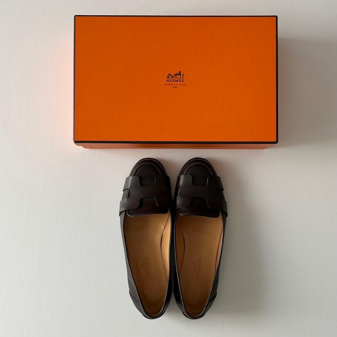 HERMES ローファー　36 1/2