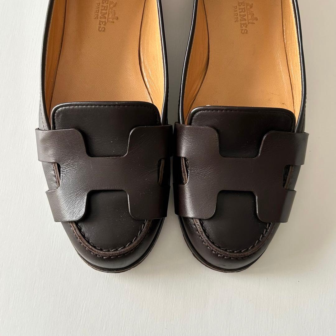 HERMES ローファー　36 1/2