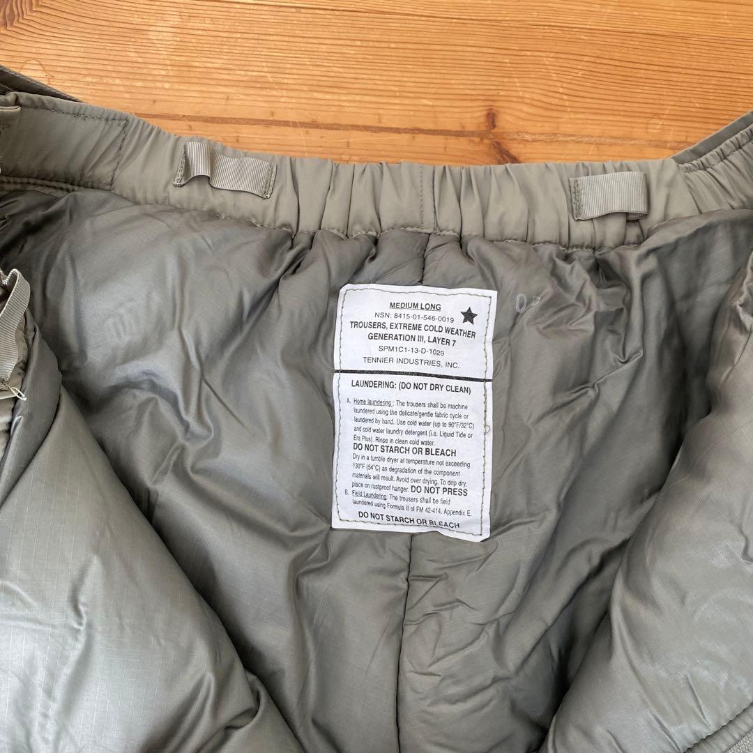 期間限定　実物未使用　上下セット ECWCS Gen3 Level7