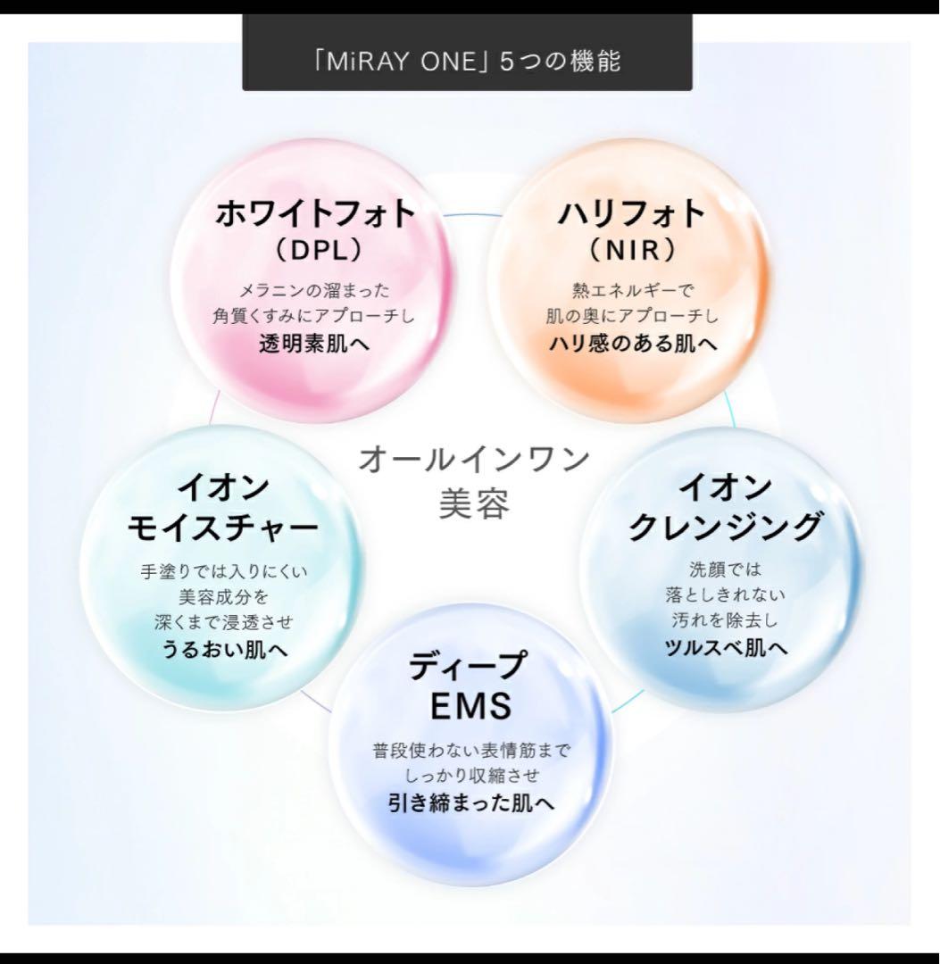MYTREX MiRAY ONE ブラック 美顔器 リフトアップ