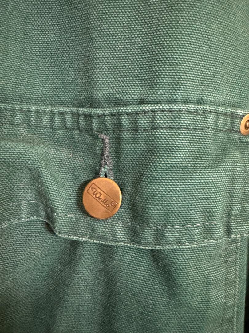 walls 緑色カバーオール