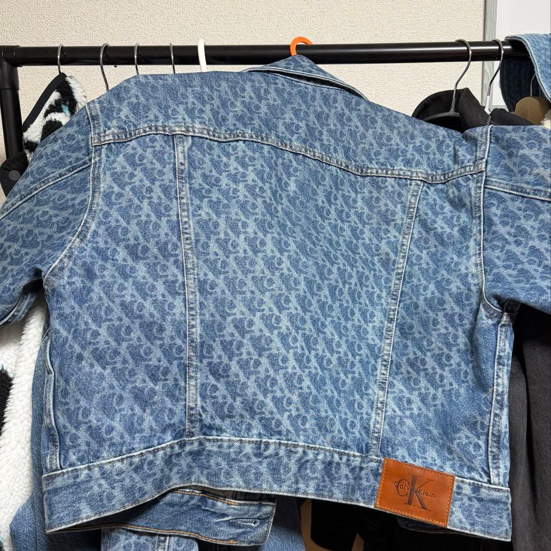 カルバンクライン デニムジャケット　90's logo ミンギュ