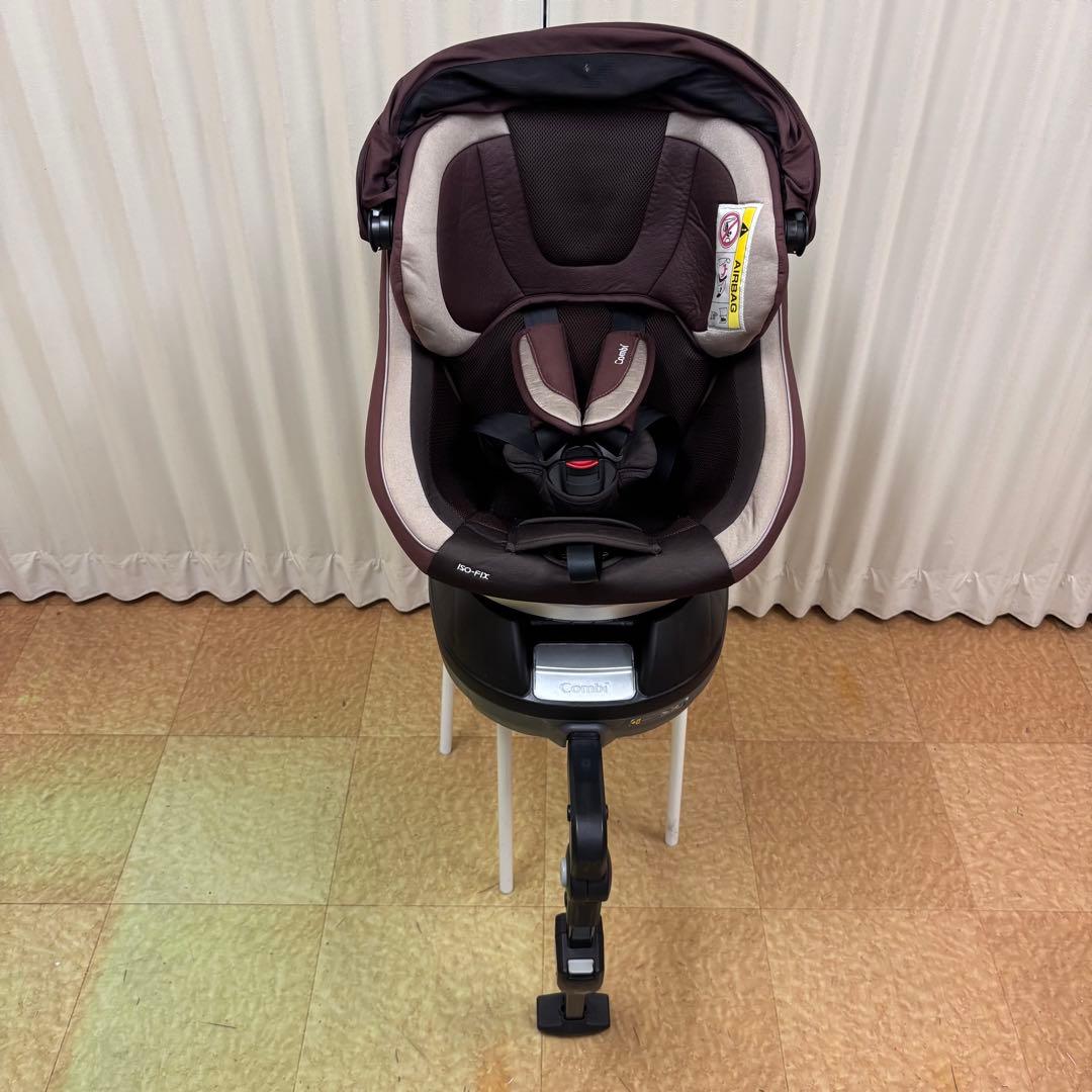 クリーニング済☆綺麗☆　コンビ　ネルーム　ISOFIX　エッグショック　ブラウン