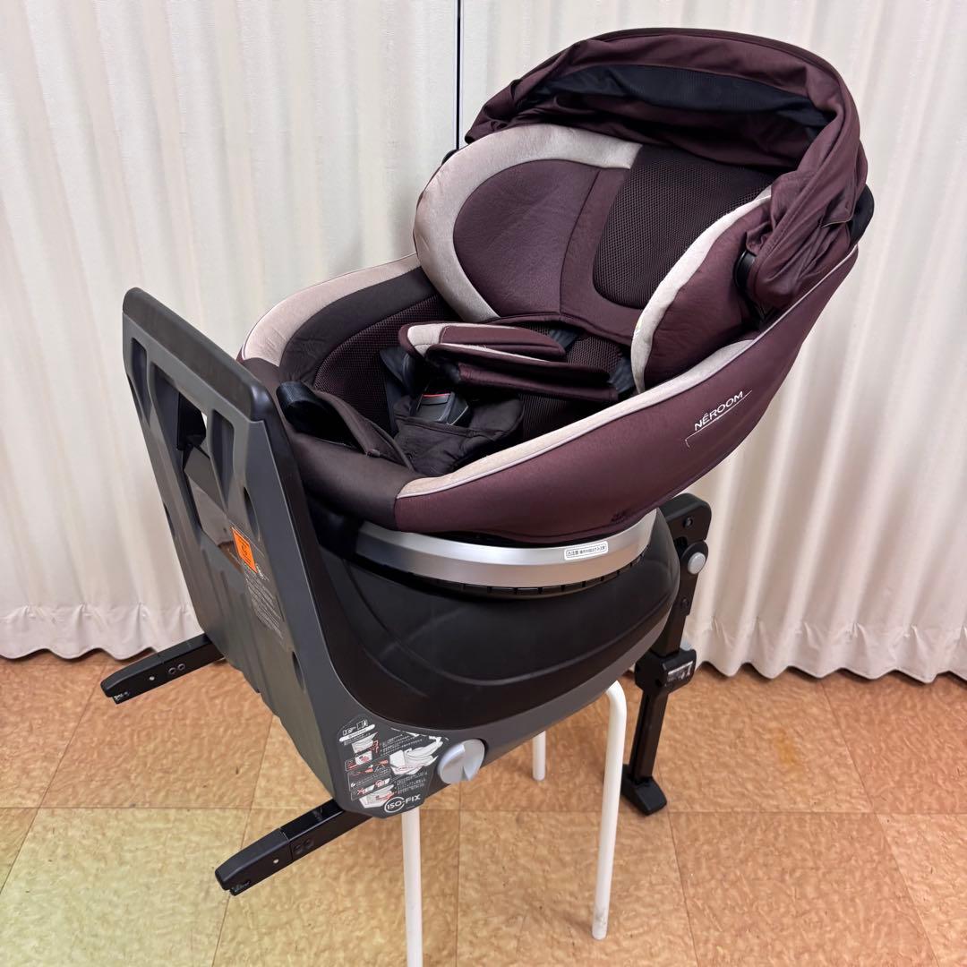 クリーニング済☆綺麗☆　コンビ　ネルーム　ISOFIX　エッグショック　ブラウン