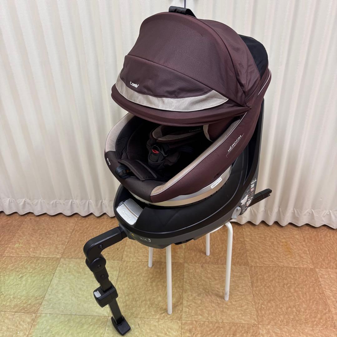 クリーニング済☆綺麗☆　コンビ　ネルーム　ISOFIX　エッグショック　ブラウン