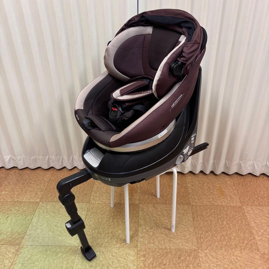 クリーニング済☆綺麗☆　コンビ　ネルーム　ISOFIX　エッグショック　ブラウン
