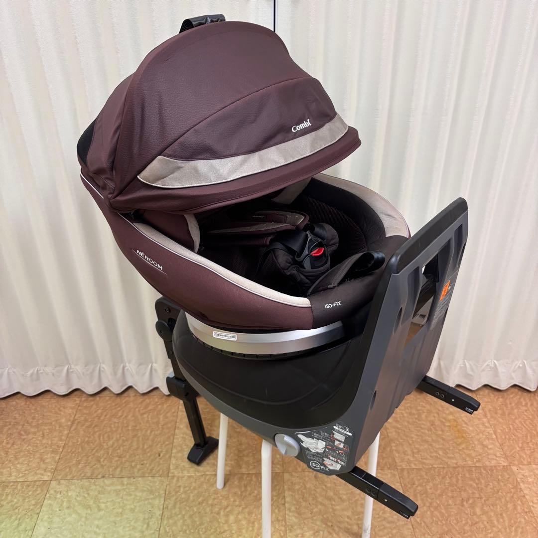 クリーニング済☆綺麗☆　コンビ　ネルーム　ISOFIX　エッグショック　ブラウン