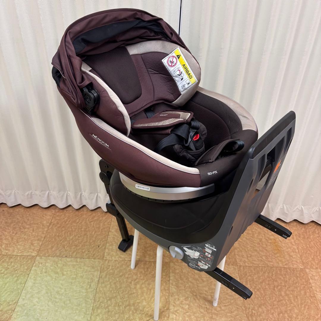 クリーニング済☆綺麗☆　コンビ　ネルーム　ISOFIX　エッグショック　ブラウン