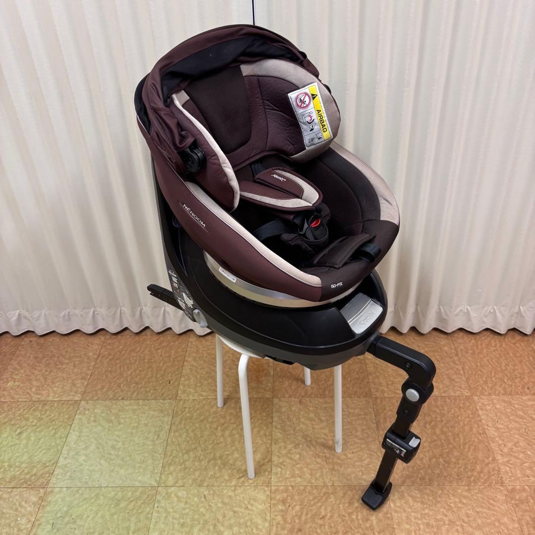 クリーニング済☆綺麗☆　コンビ　ネルーム　ISOFIX　エッグショック　ブラウン