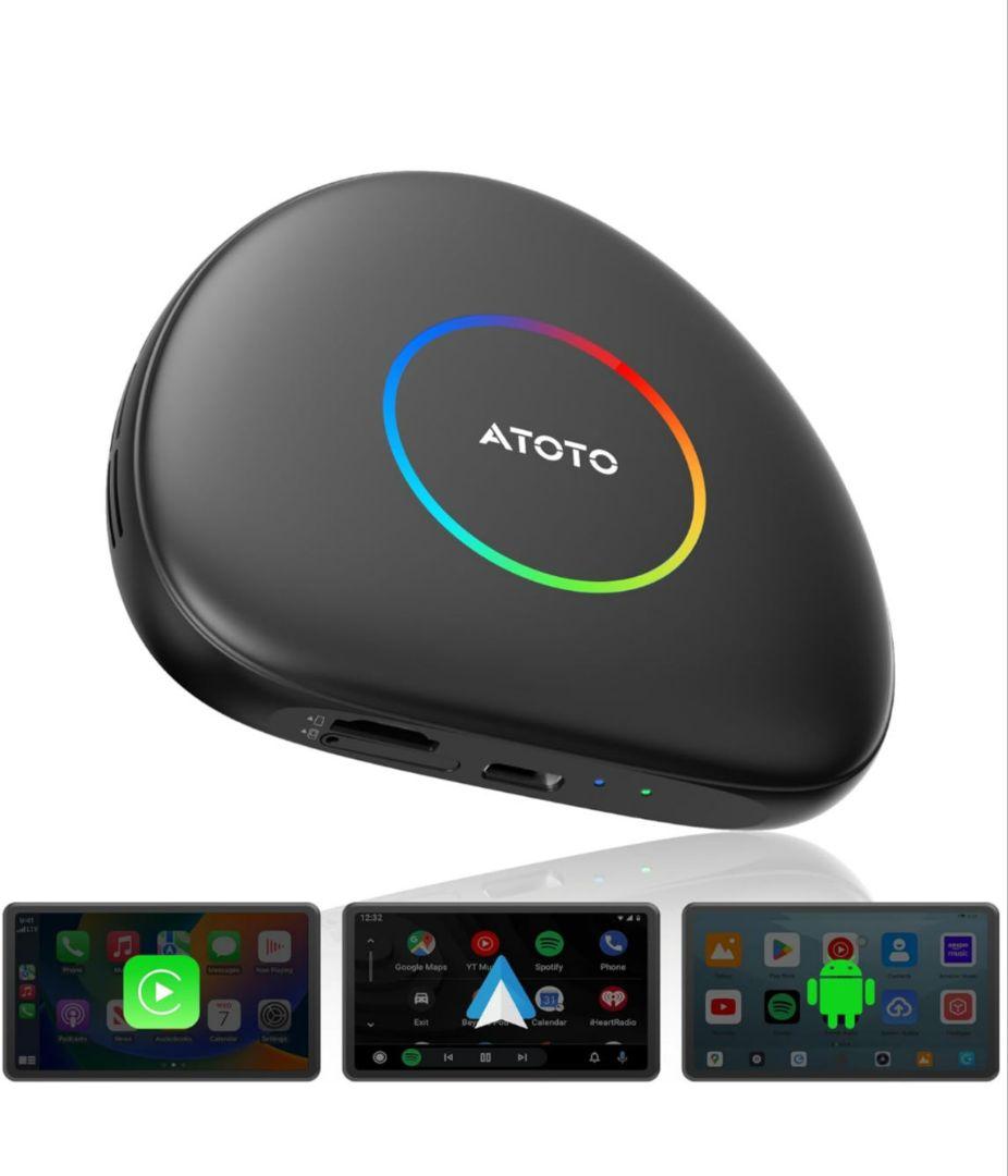 ATOTO ワイヤレスカーオーディオスマートボックス CB6C/D