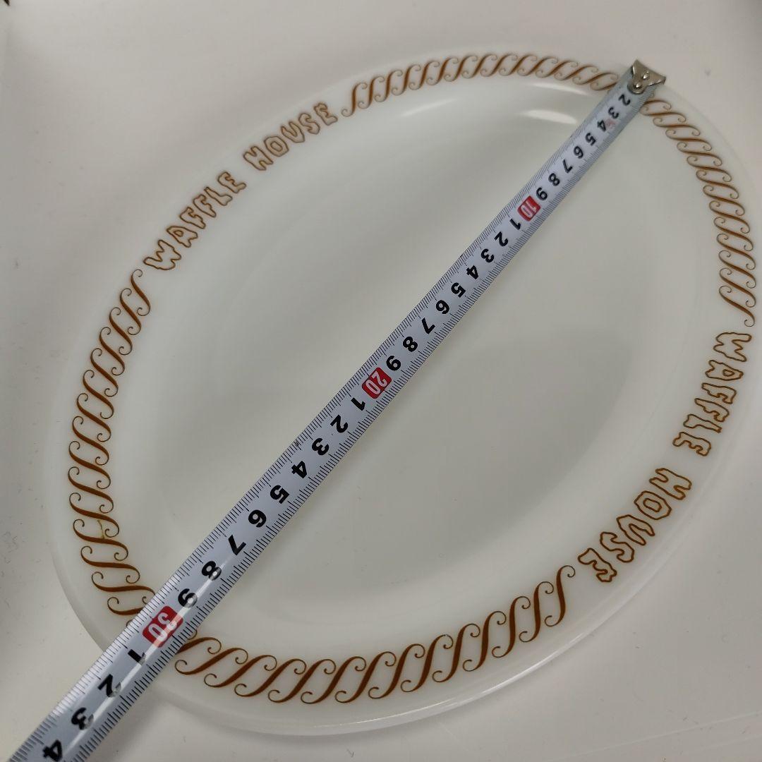 希少　オールドパイレックス　Waffle House オーバルプレート　皿