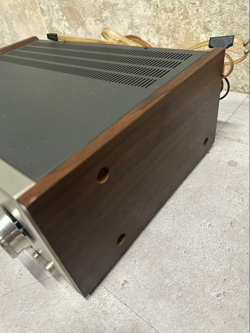 TRIO KT-9007 AM/FMステレオチューナー 木枠ビンテージ 取説付き