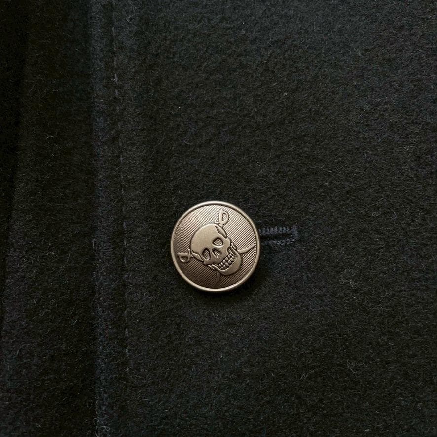 【日日是好日】ヒステリックグラマー ピーコート スカルボタン メルトン