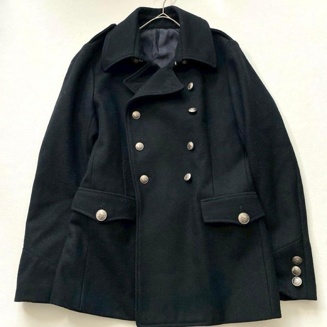 【日日是好日】ヒステリックグラマー ピーコート スカルボタン メルトン