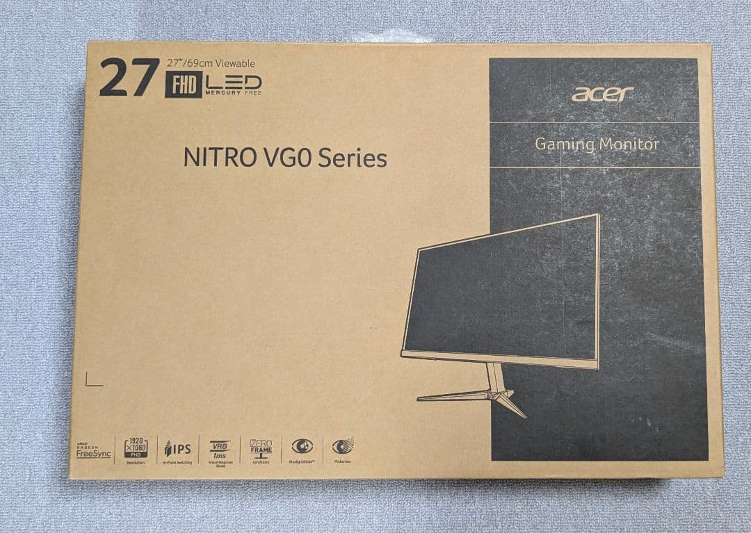 ACER NITRO VG0 2K 27インチ モニター