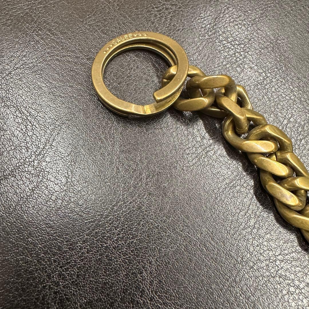 真鍮ウォレットチェーン ゴールド シルバー　2本セット