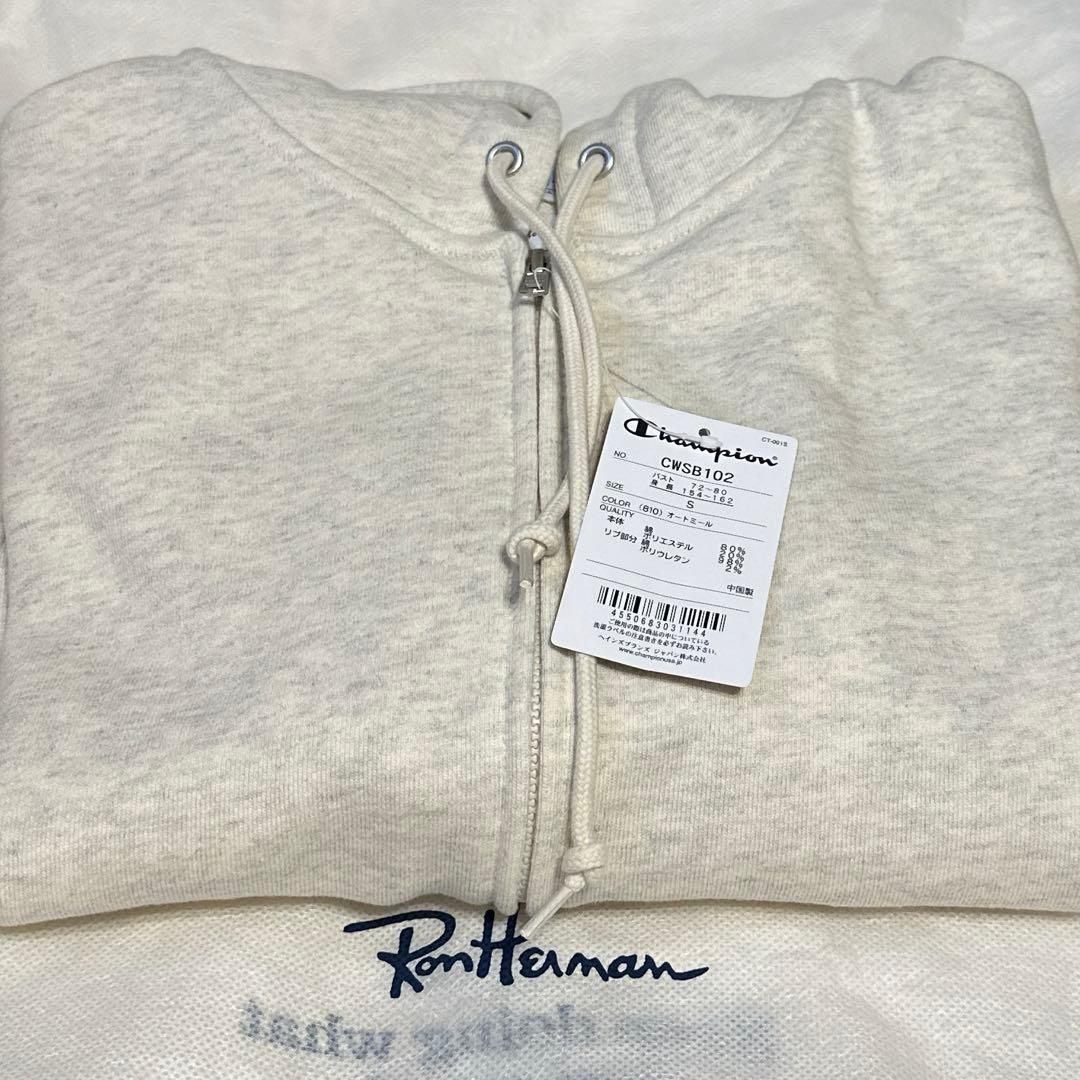 【新品未使用】RHC ロンハーマン Champion パーカー オートミールS