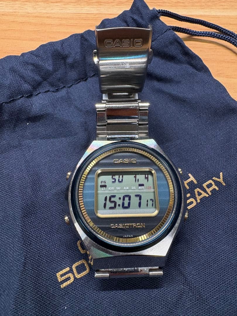 カシオ カシオトロン カシオウォッチ50周年記念モデルTRN-50SS-2AJR