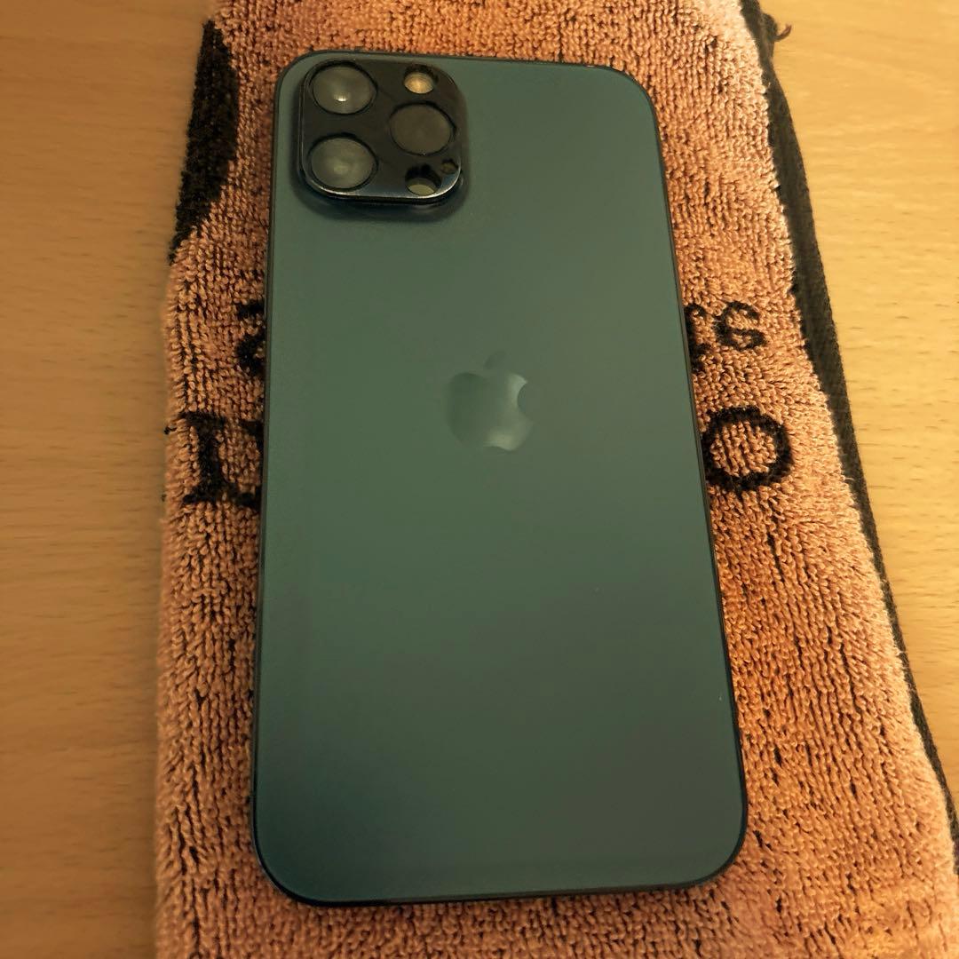 美品　iPhone12 ProMax 256GB パシフィックブルー　全付属品付