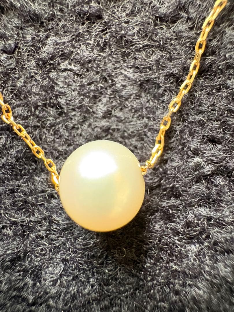 k18 一粒パールネックレス