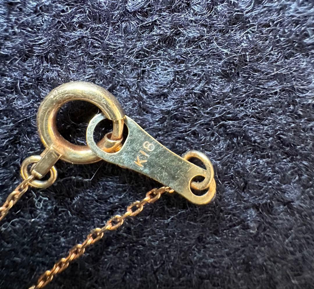 k18 一粒パールネックレス